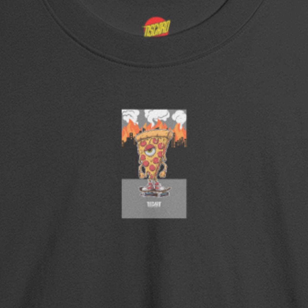 Camiseta Oversized Pizza on Fire - DSCARO