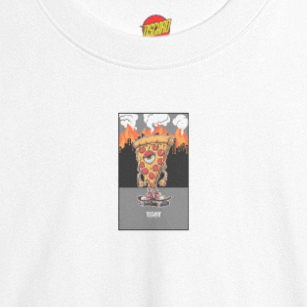 Camiseta Oversized Pizza on Fire - DSCARO