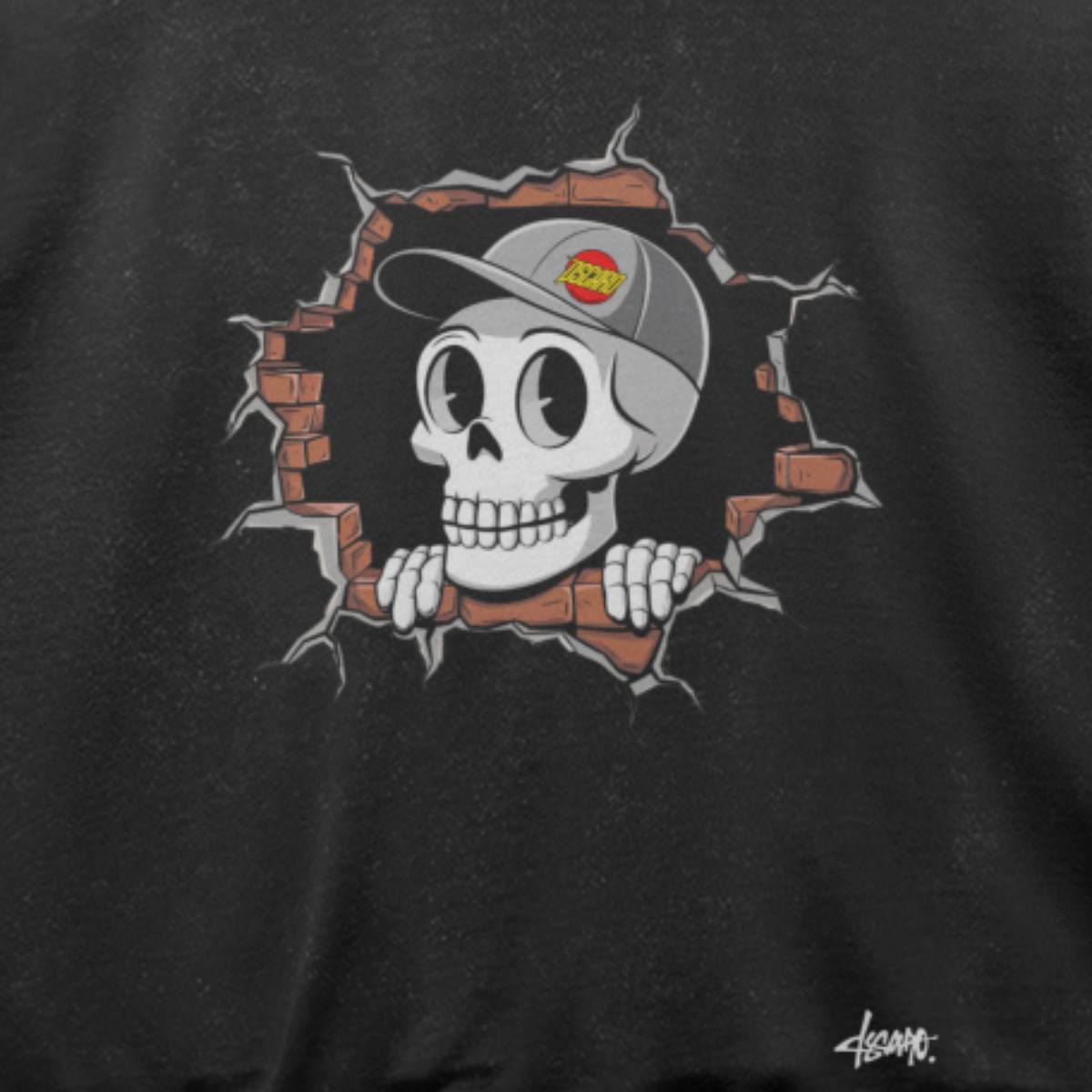 Hoodie Wall Skull - DSCARO