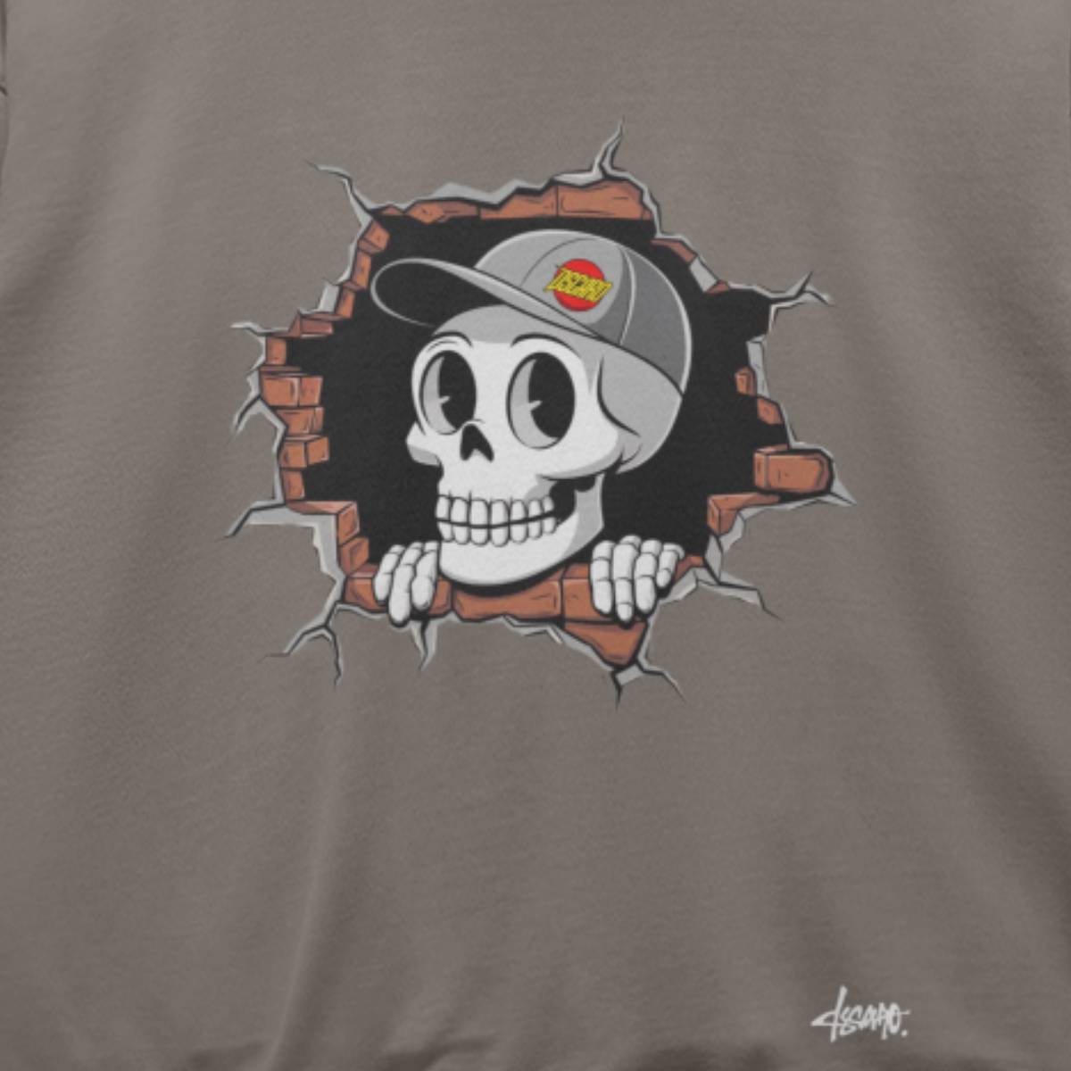 Hoodie Wall Skull - DSCARO