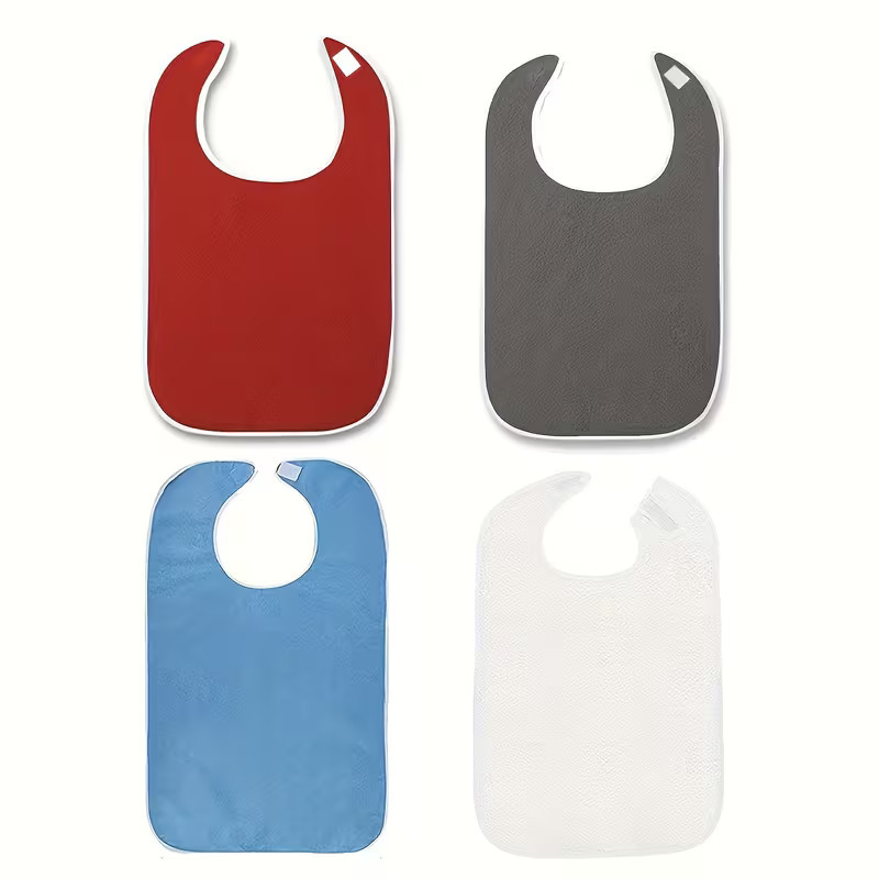Reusable Adult Bib with Crumb Catcher