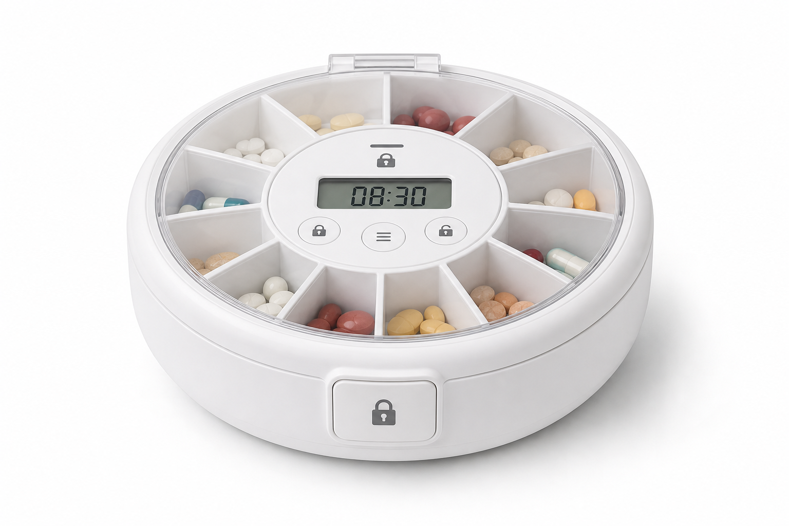 Automatic Locked Pill Dispenser